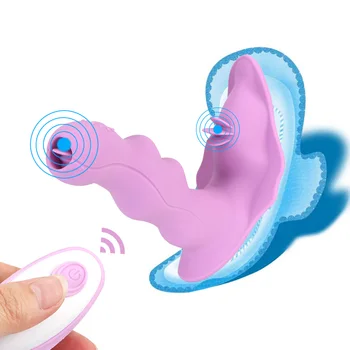  Wireless Lins Vibratoare pentru Femei Vaginale Linge Clitorisul Anal Plug Vibratoare Penis Artificial sex Feminin Masturbator Chilotei Sex Toy