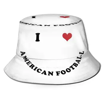  Îmi Place Fotbalul American Unisex Moda Femei Bărbați Respirabil Găleată Pălării De Fotbal American Fotbal